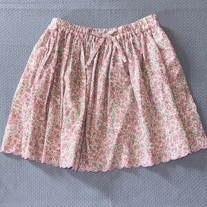Edgehill Collection Pink & Green Floral Girls Skirt